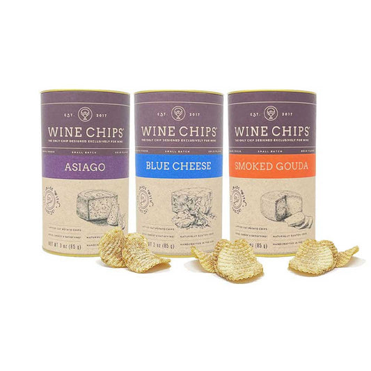 WINE CHIPS 3 OZ. CHEESE COLLECTION