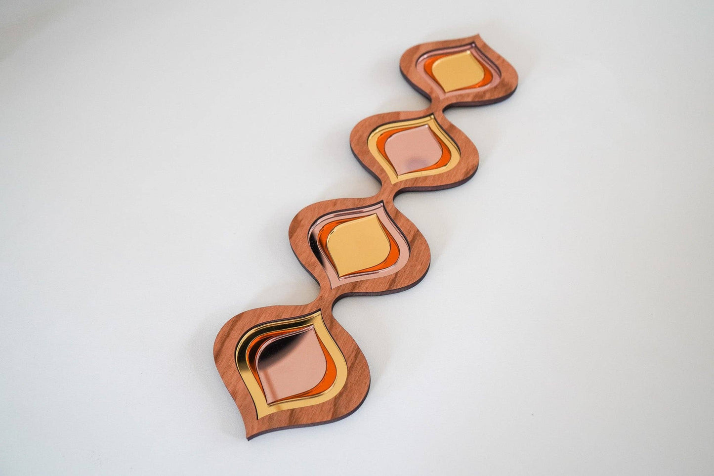 Retro Tear Drop Mirror