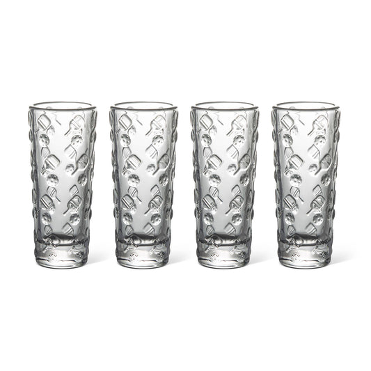 4pk 2oz Embossed Shooters - Pickleball