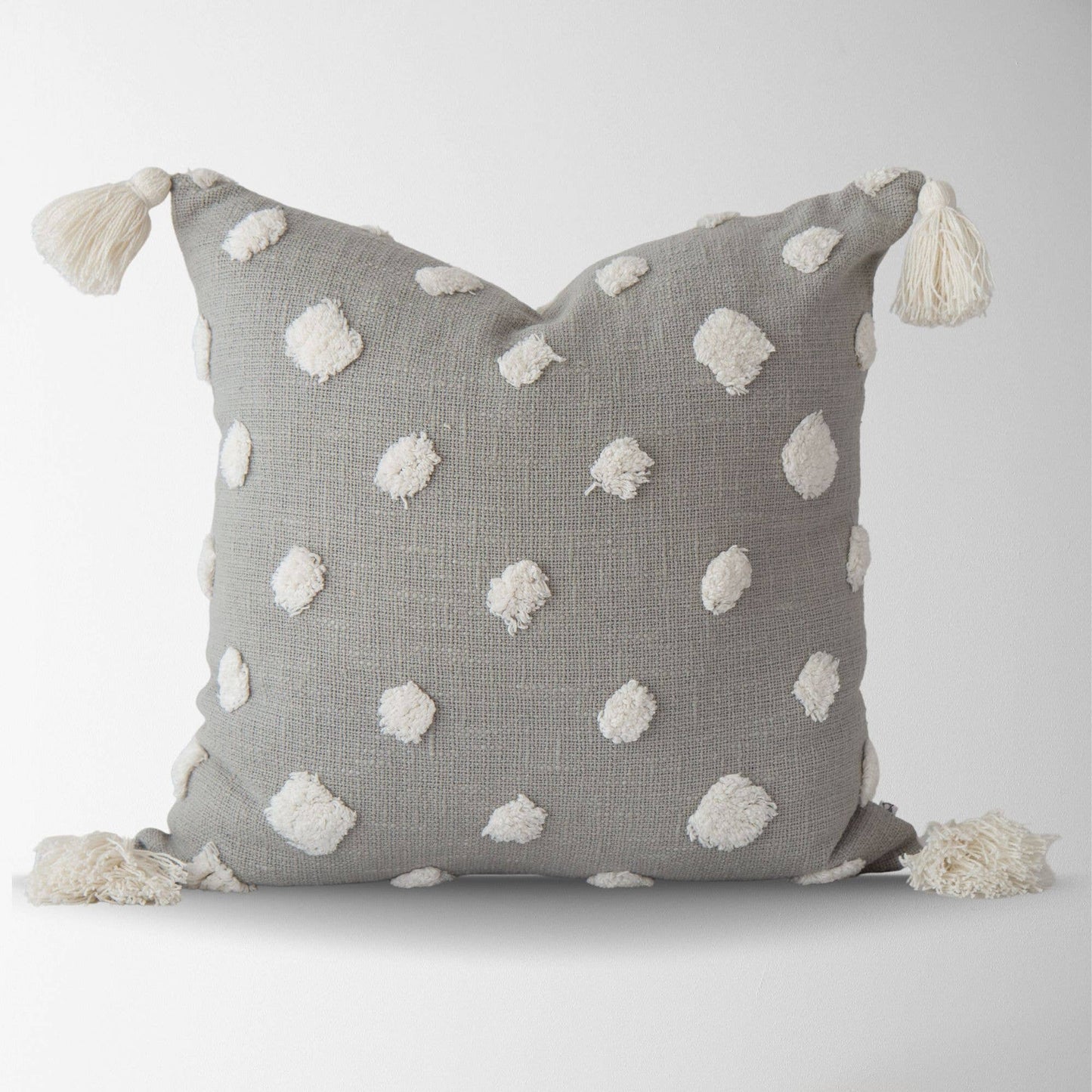 Lillee Polka Dot Shag Pillow