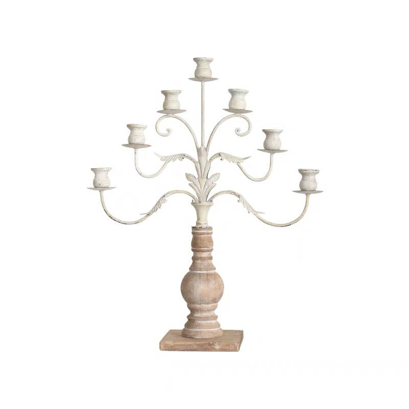TREE STYLE IRON CANDLE HOLDER