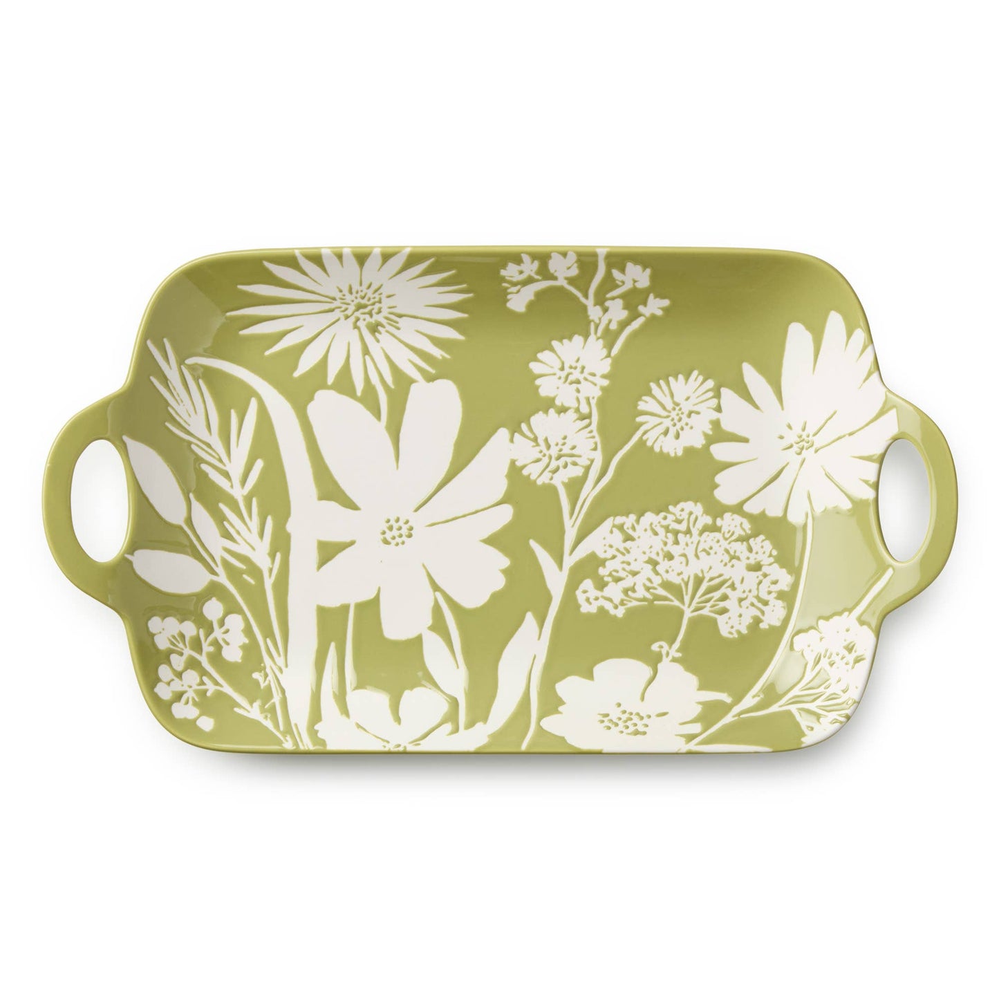 Wildflowers Wax off Rectangular Platter