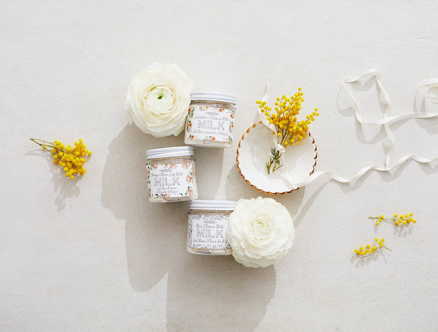 Milk bath trio gift set