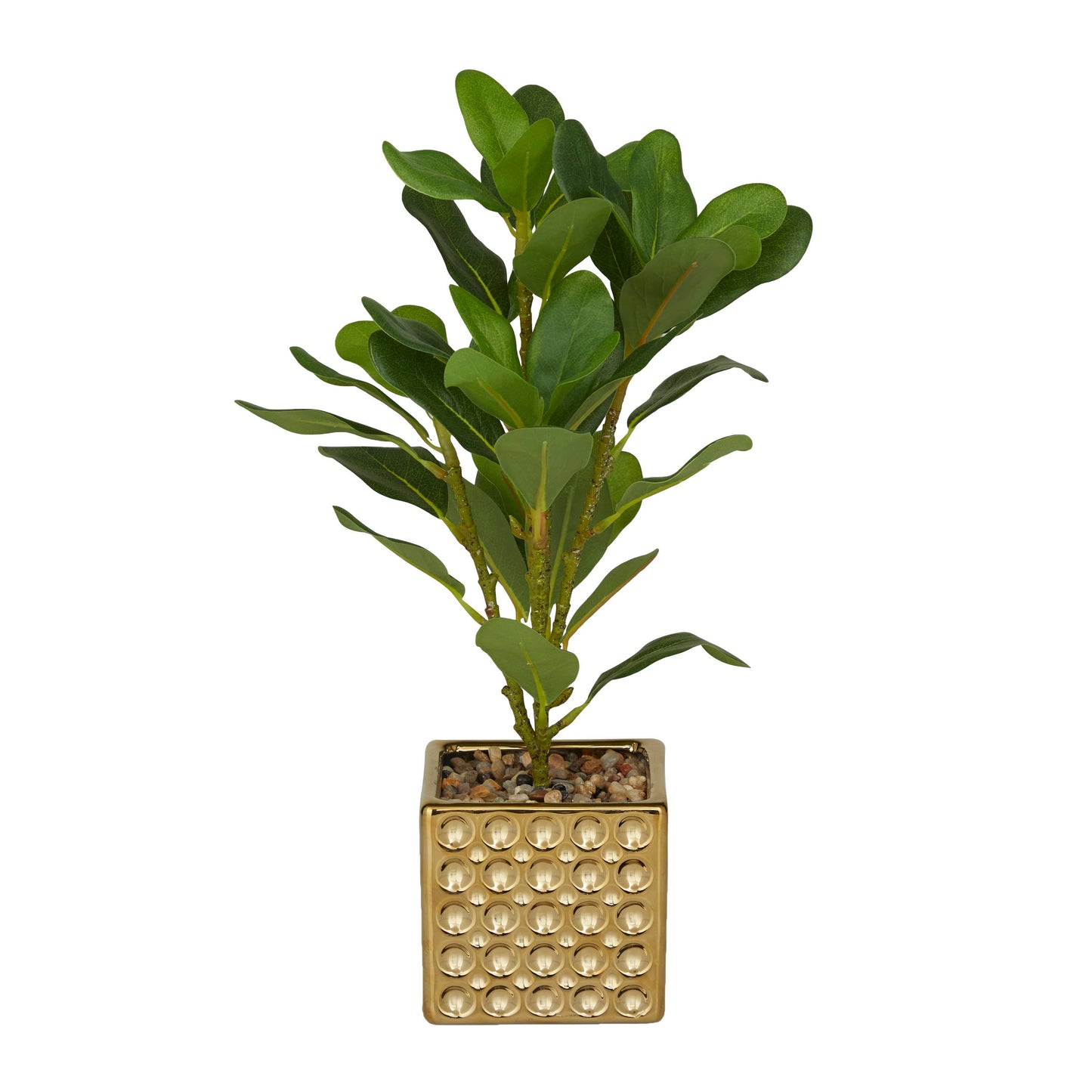 Glam Green Faux Foliage Artificial Plant