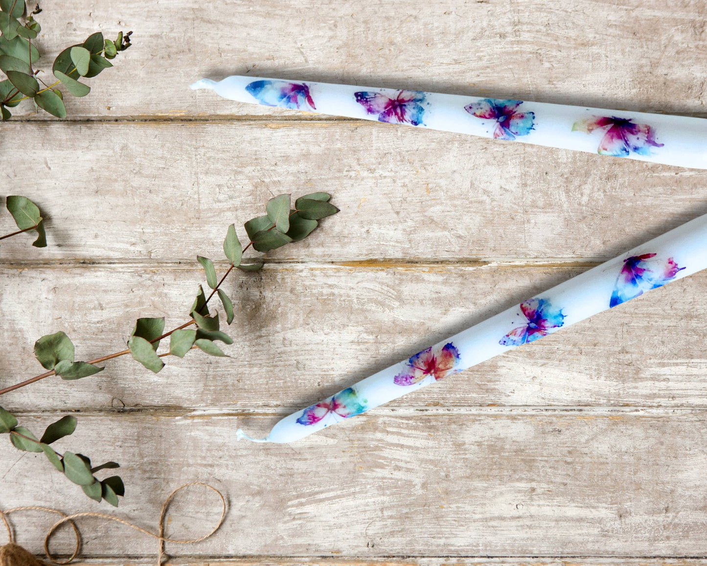 Butterfly Taper Candles Home Decor and Gift