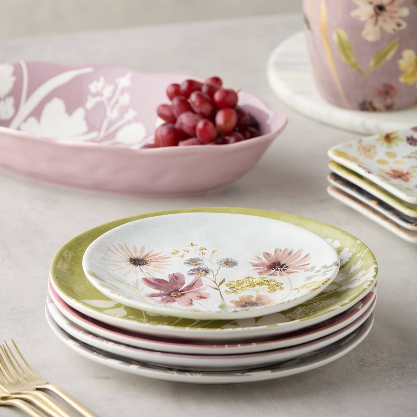 Wildflowers Salad Plate 9"