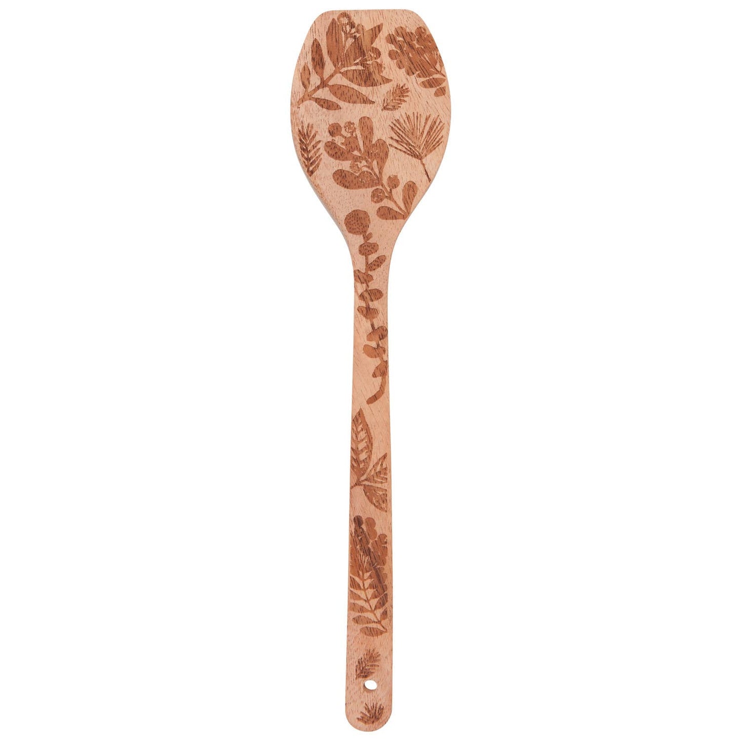 Winterberry Engraved Neem Wood Christmas Utensils Set of 4