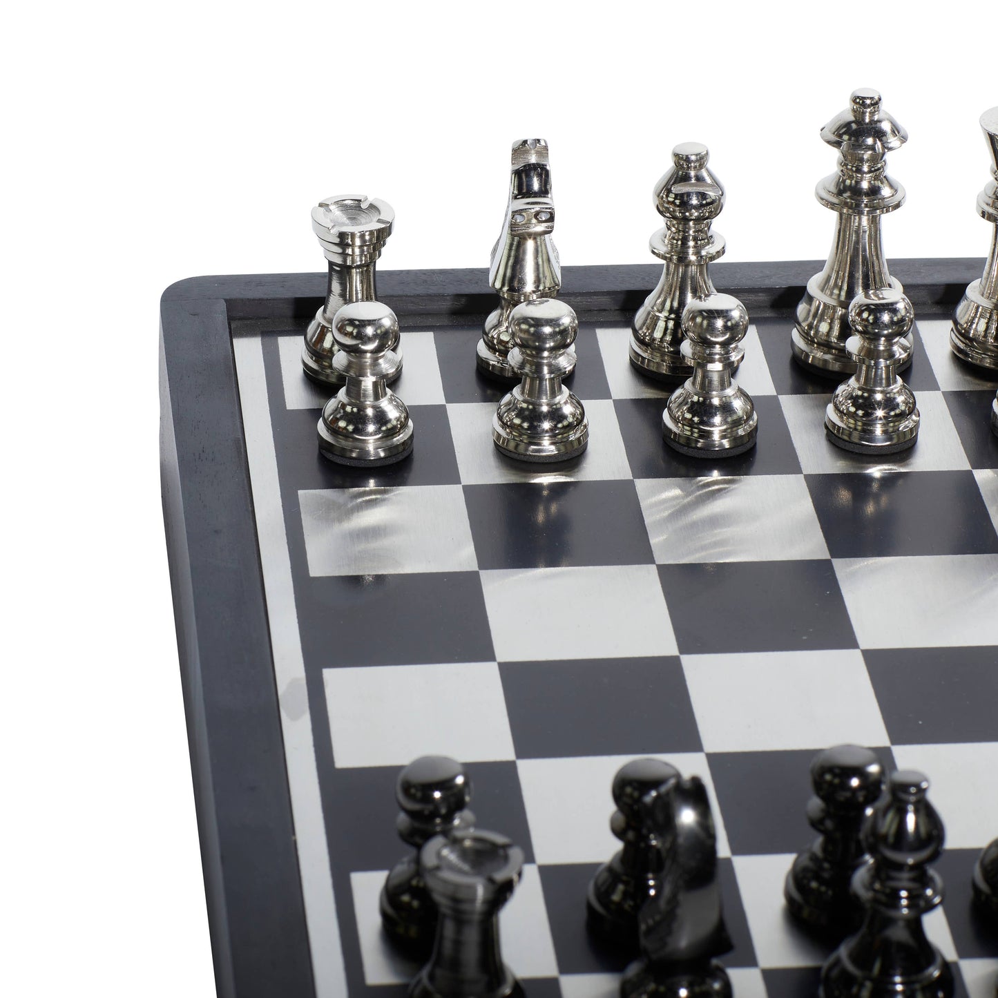 Traditional Black Aluminum Metal Game Set