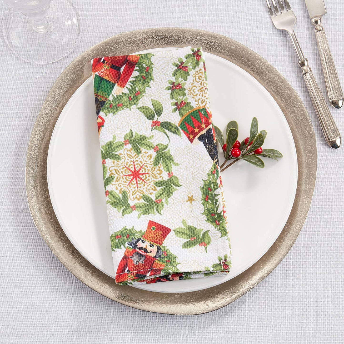 Nutcracker Holiday 20" Cloth Napkin