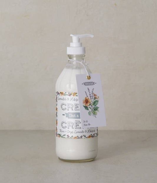 Lavender & hibiscus hand + body creme