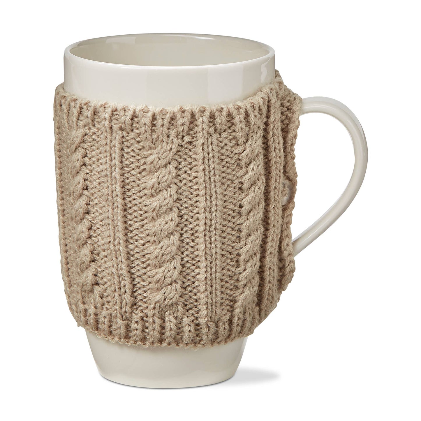 SALE Warm Wishes Sweater Mug - Taupe
