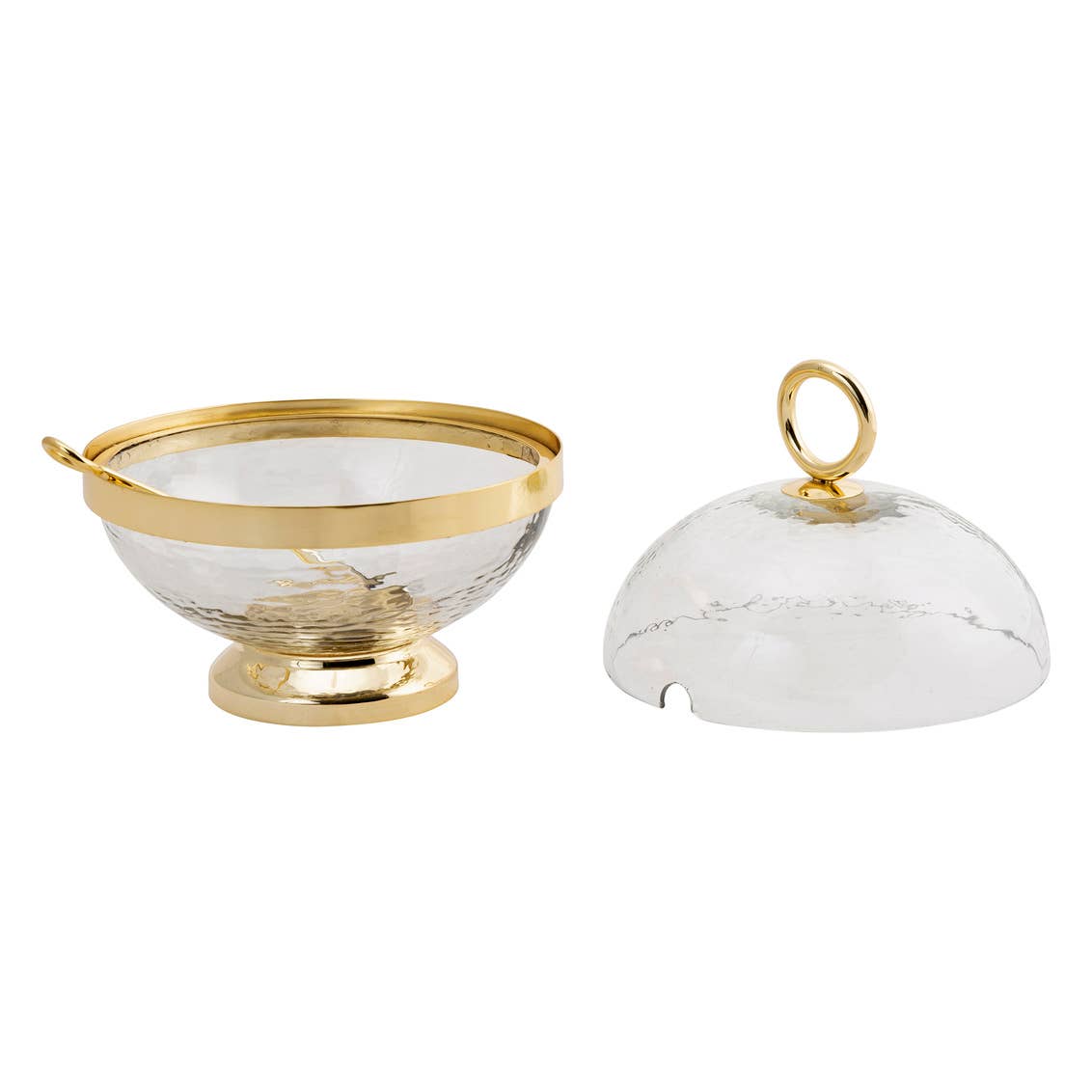 Gold Sphere Appetizer Serving Piece