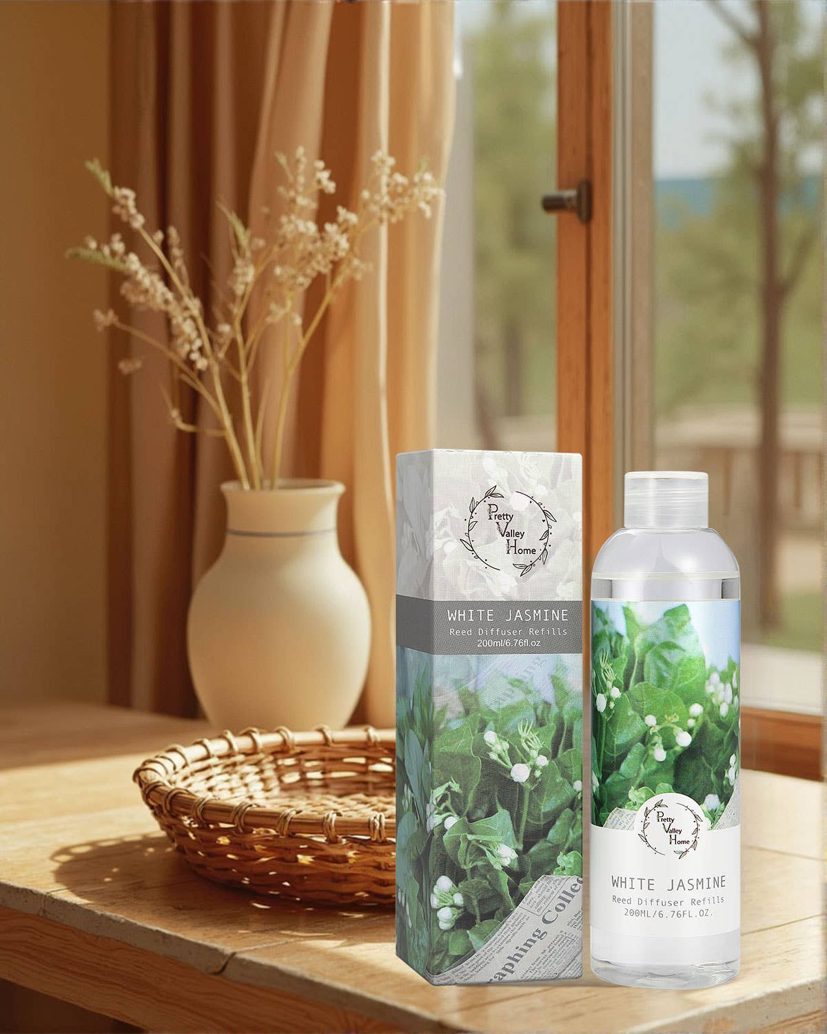 200ml Fragrance Diffuser Refill Oil - White Jasmine