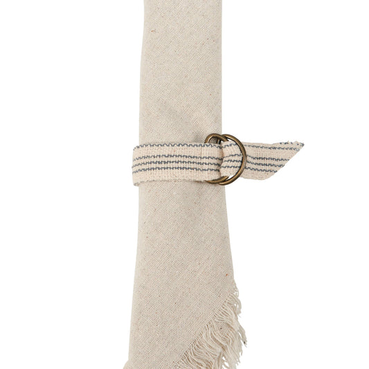 Blue Stripe Napkin Ring