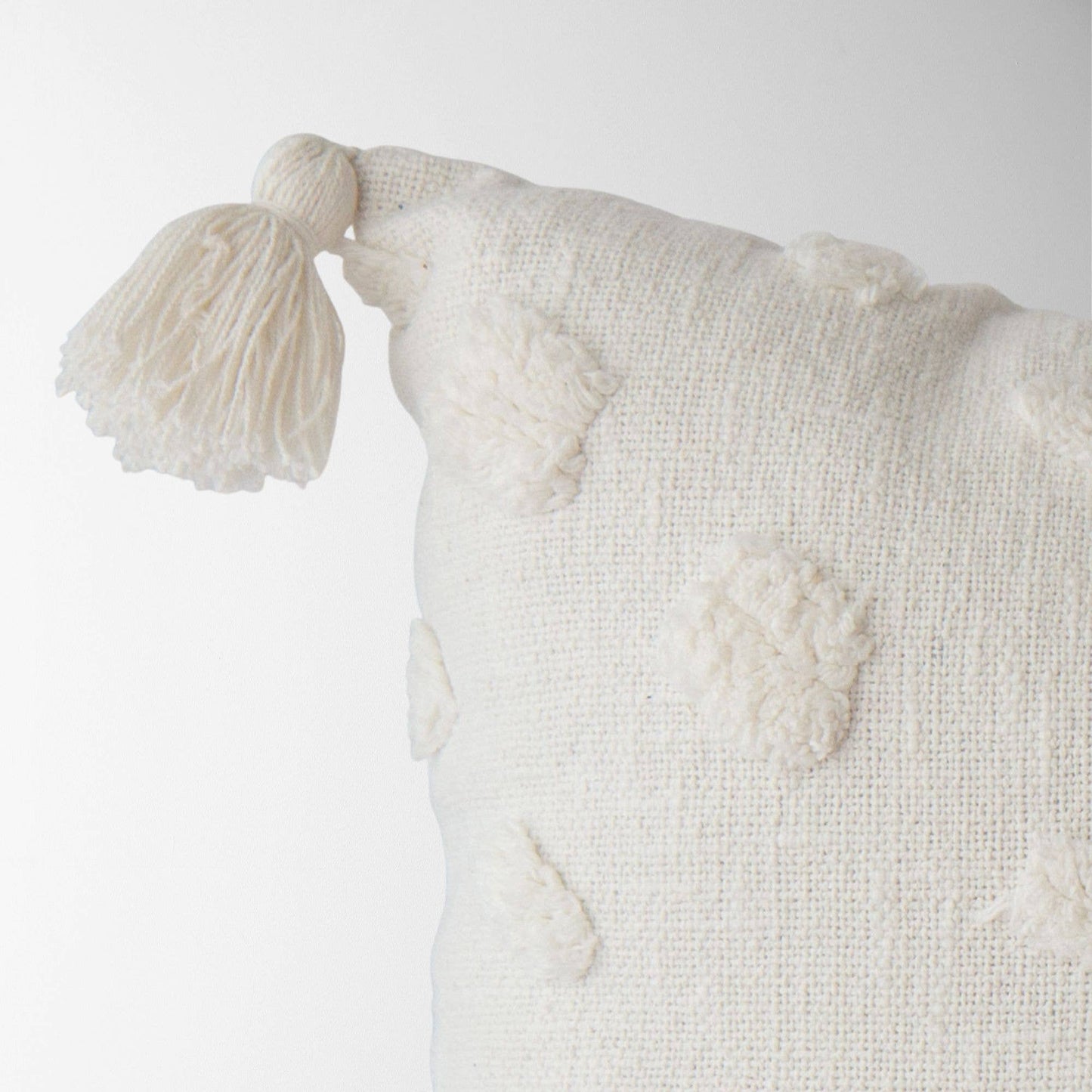 Lillee Polka Dot Shag Pillow