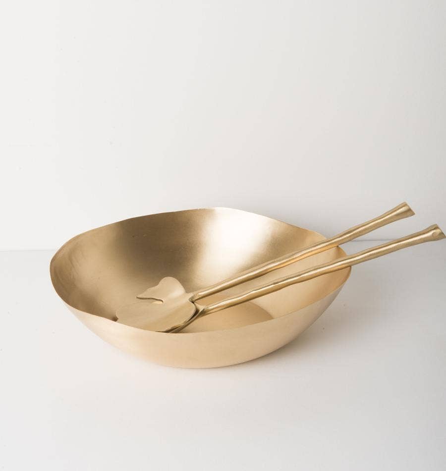 Set Of 2 Leaf Salad Servers In Giftbox