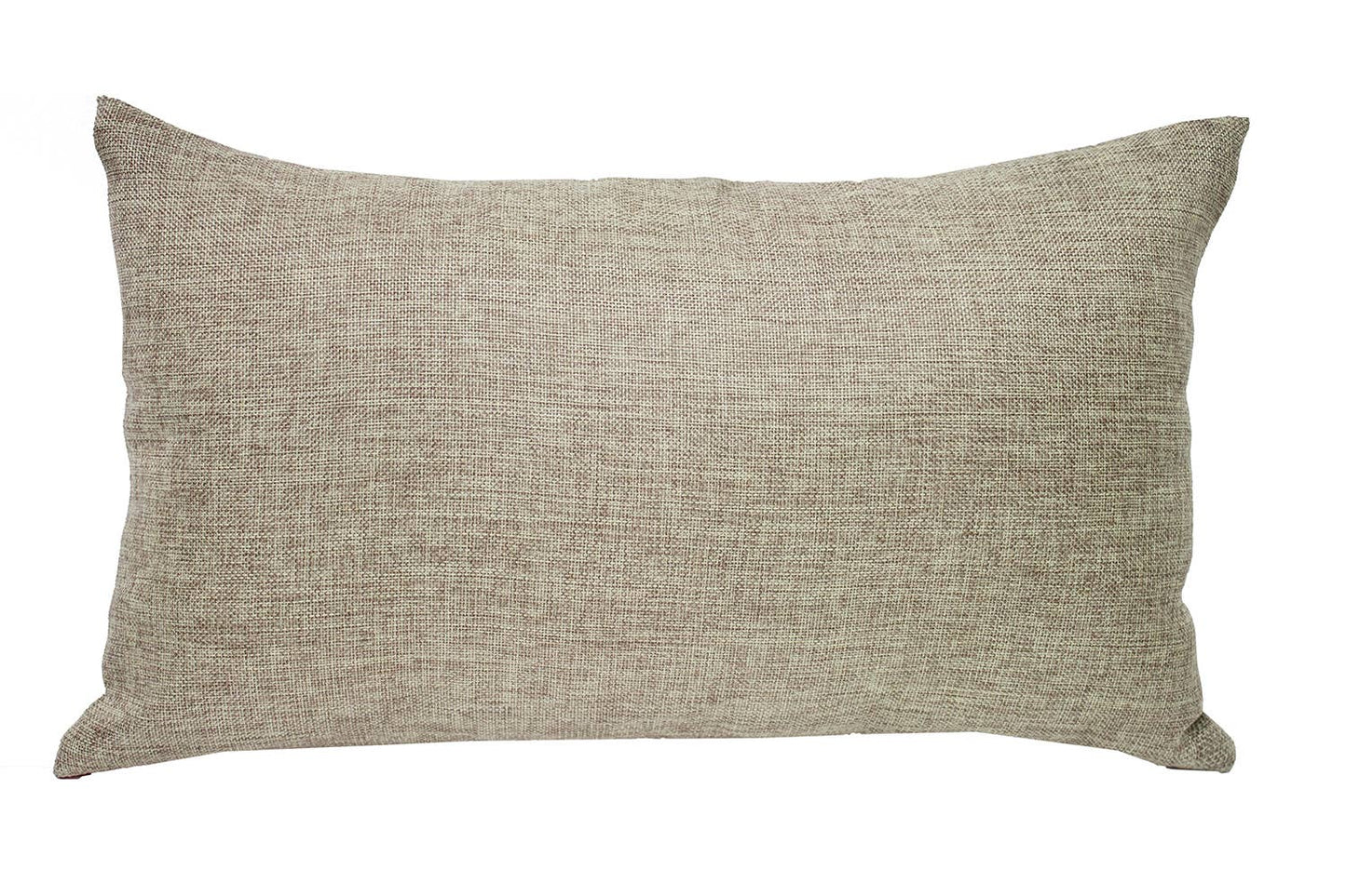 Reindeer Tartan Plaid Decorative Lumbar Throw Pillow