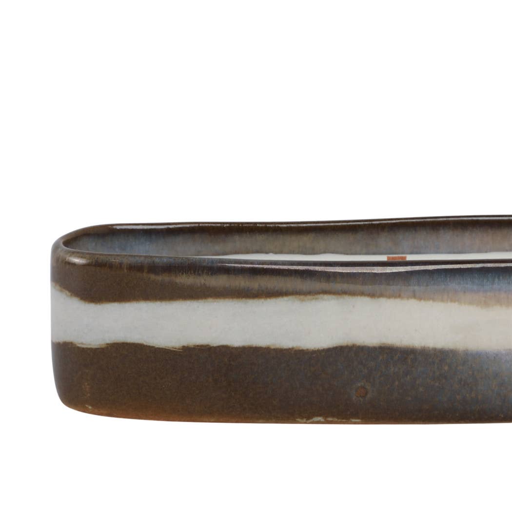 Scented Candle - Blue Waves Soy Blend in Oval Bowl, 15 Oz.