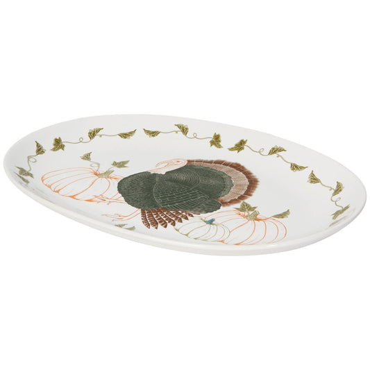 Cornucopia Thanksgiving Serving Platter