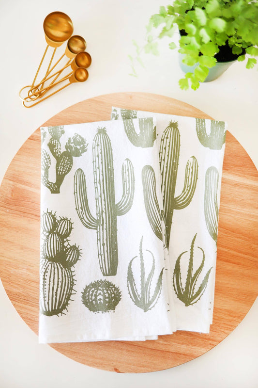 Cactus Tea Towel