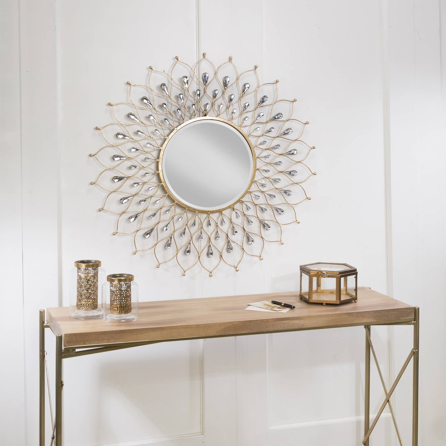 35" Metal StarBurst with Mirror