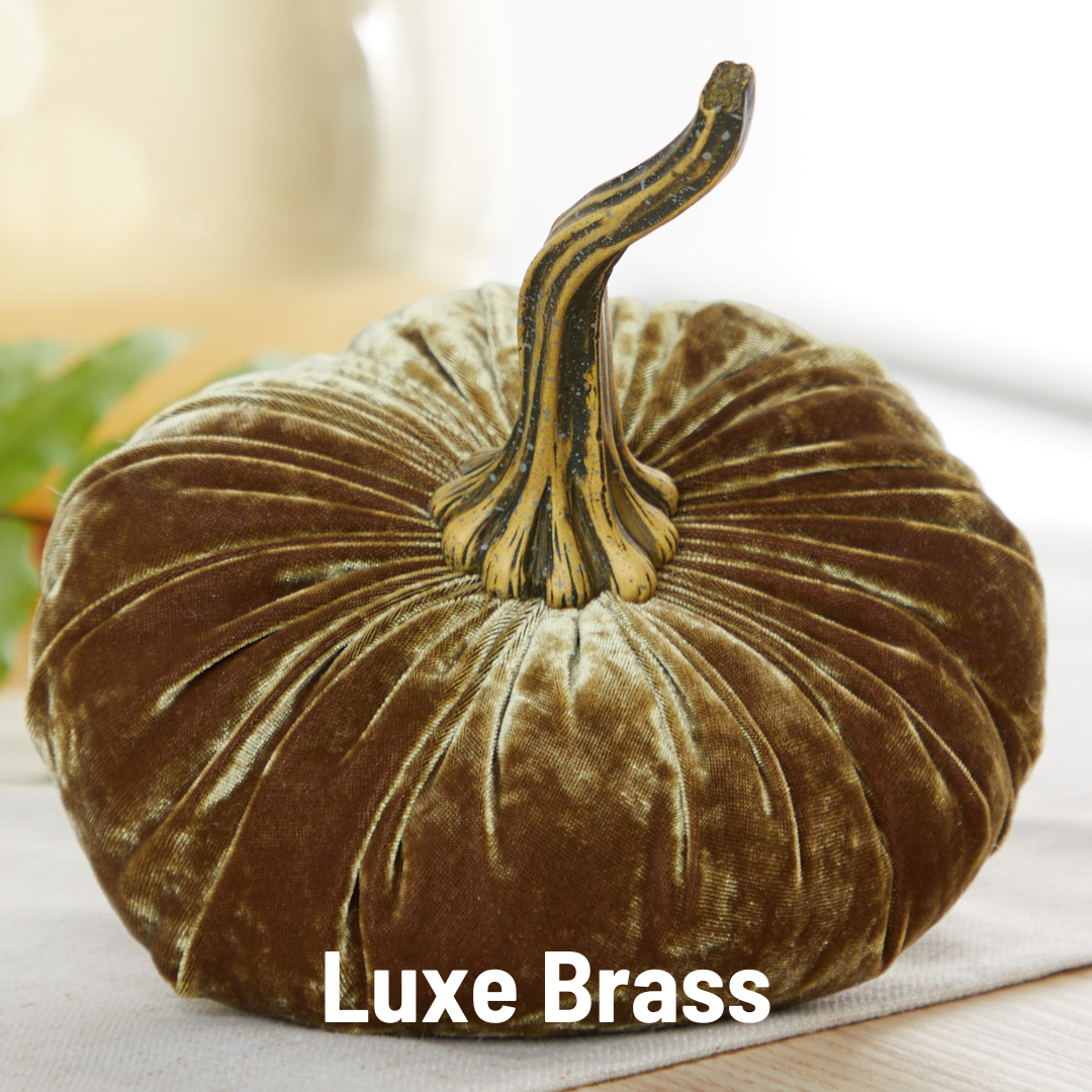 Pumpkin Large Velvet, Fall Decor, Shelf Sitter, Tablescape