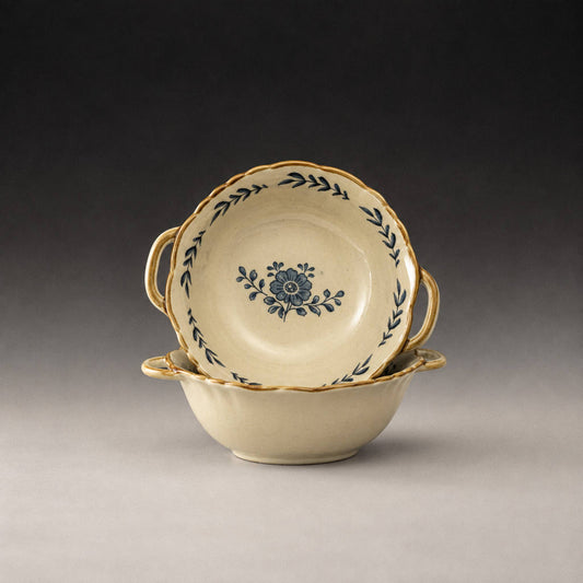 Irregular Handcrafted Ceramic Bowl with Handles