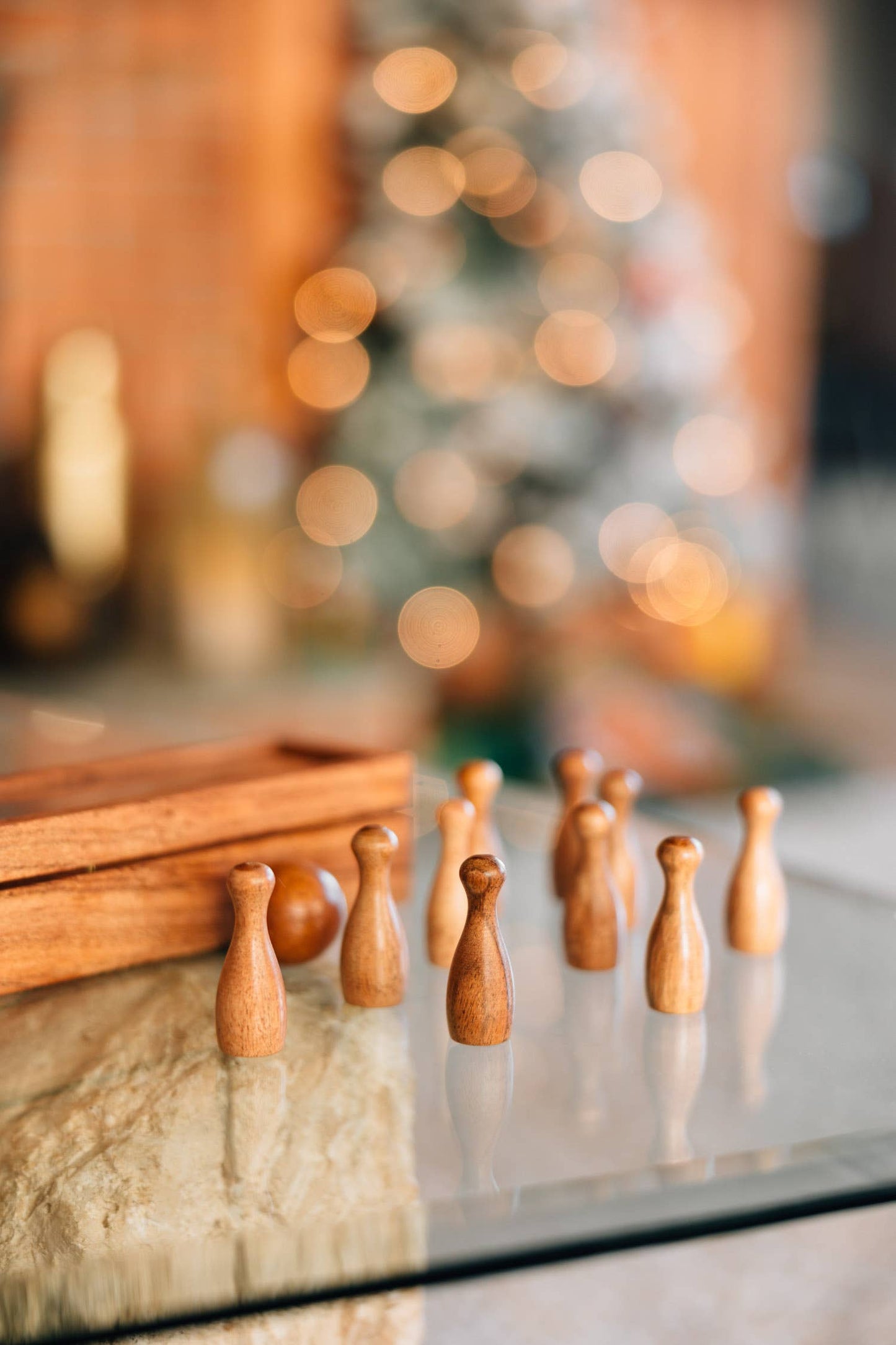 Handmade Tabletop Bowling *