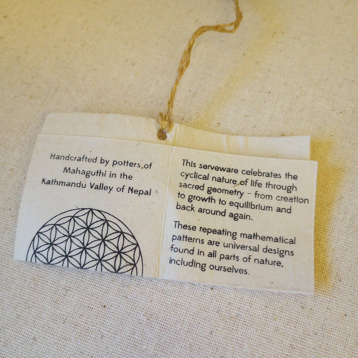 Sacred Geometry Appetizer Plates - Set of 4