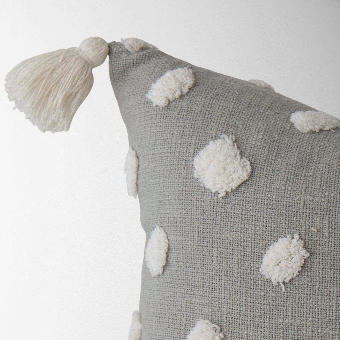 Lillee Polka Dot Shag Pillow