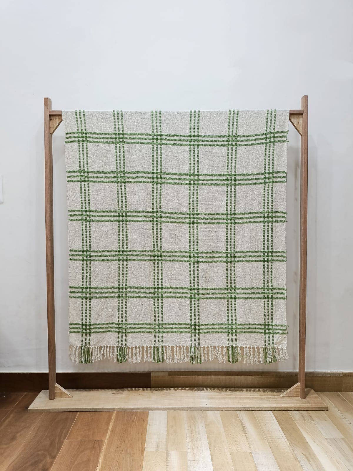 Boho inspired throw for living room | Indian artisanal throw