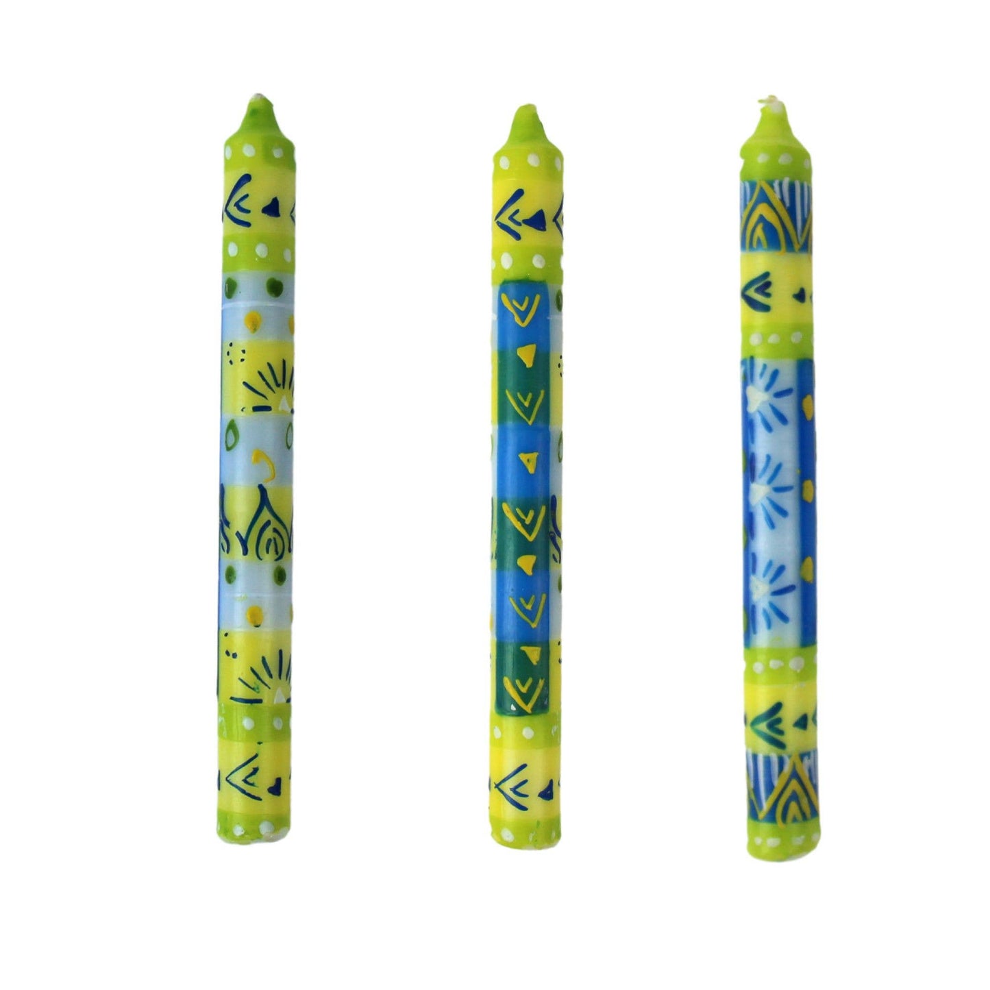Tall Hand Painted Candles - Ihlobo Design