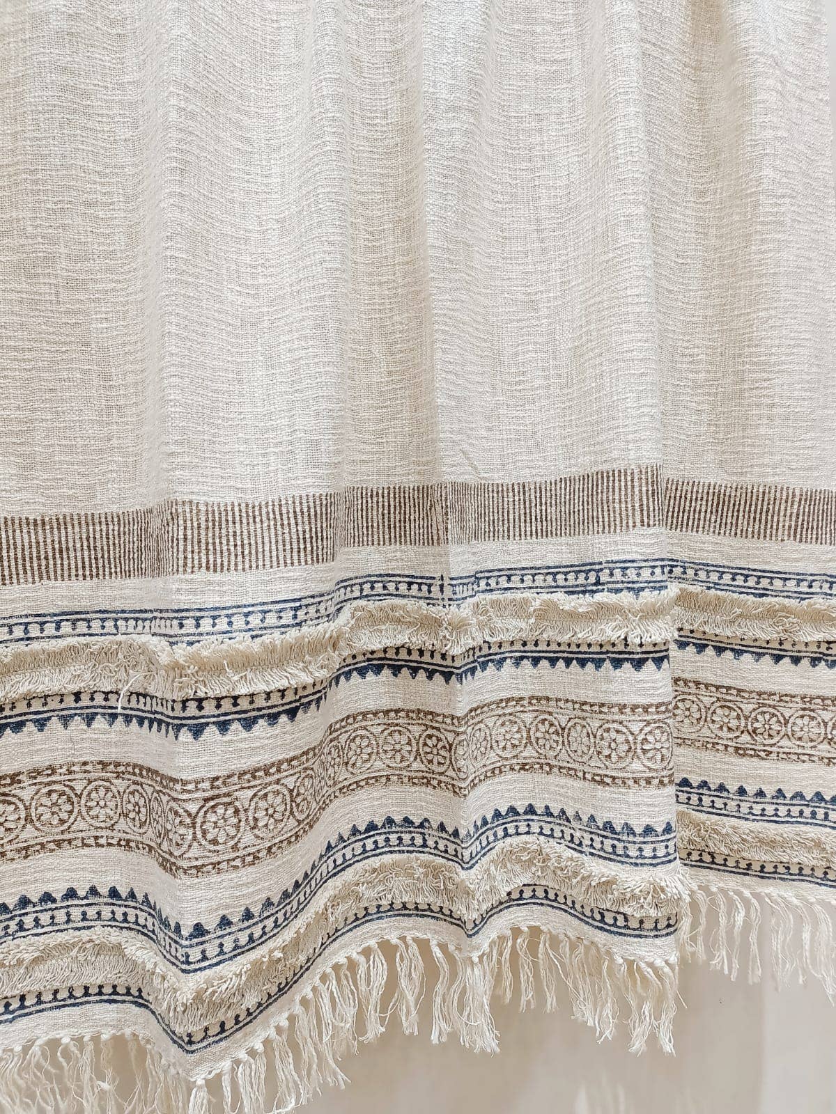 Handblock printed throws for home decor | Affordable throws