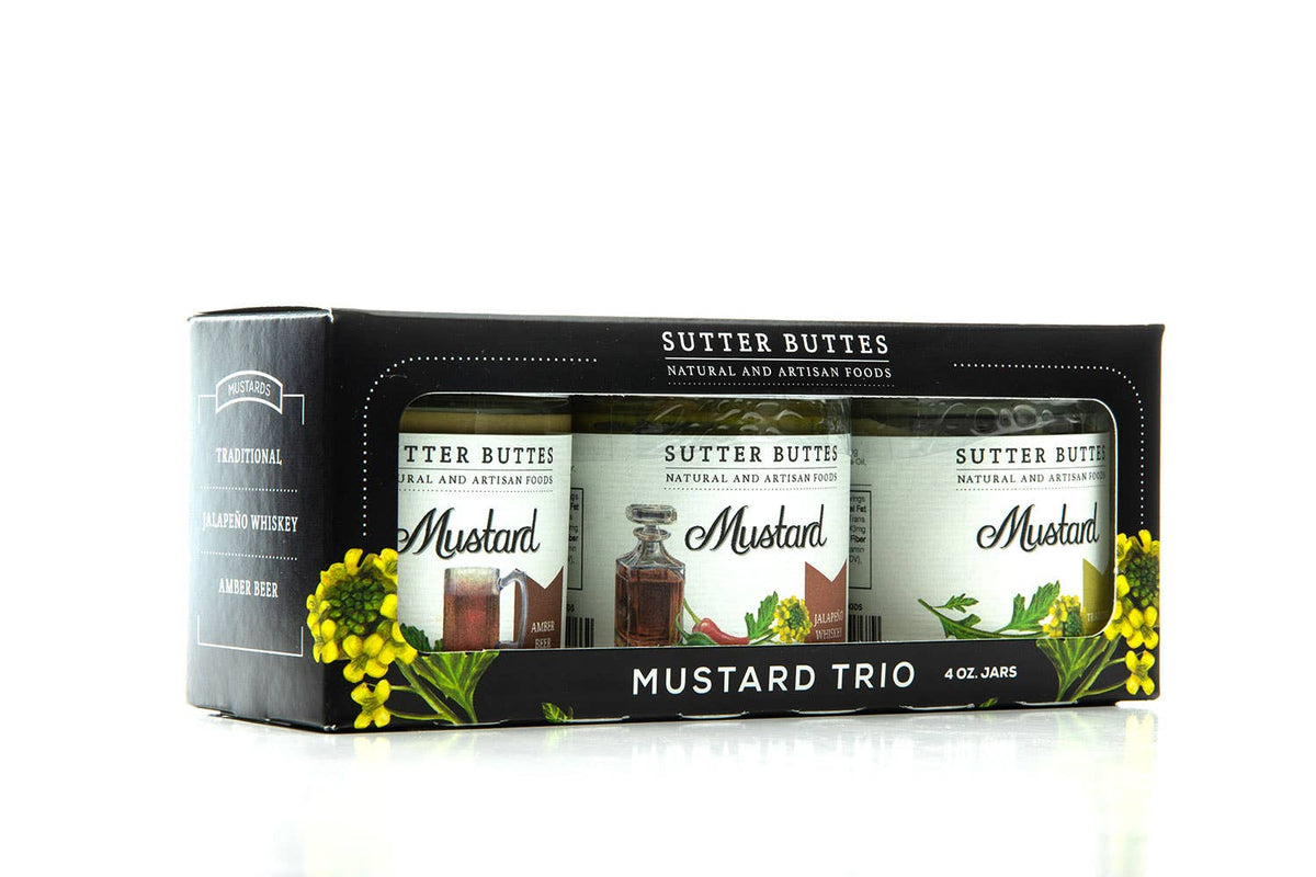 Mustard Trio – Gourmet Mini Jars Gift Set