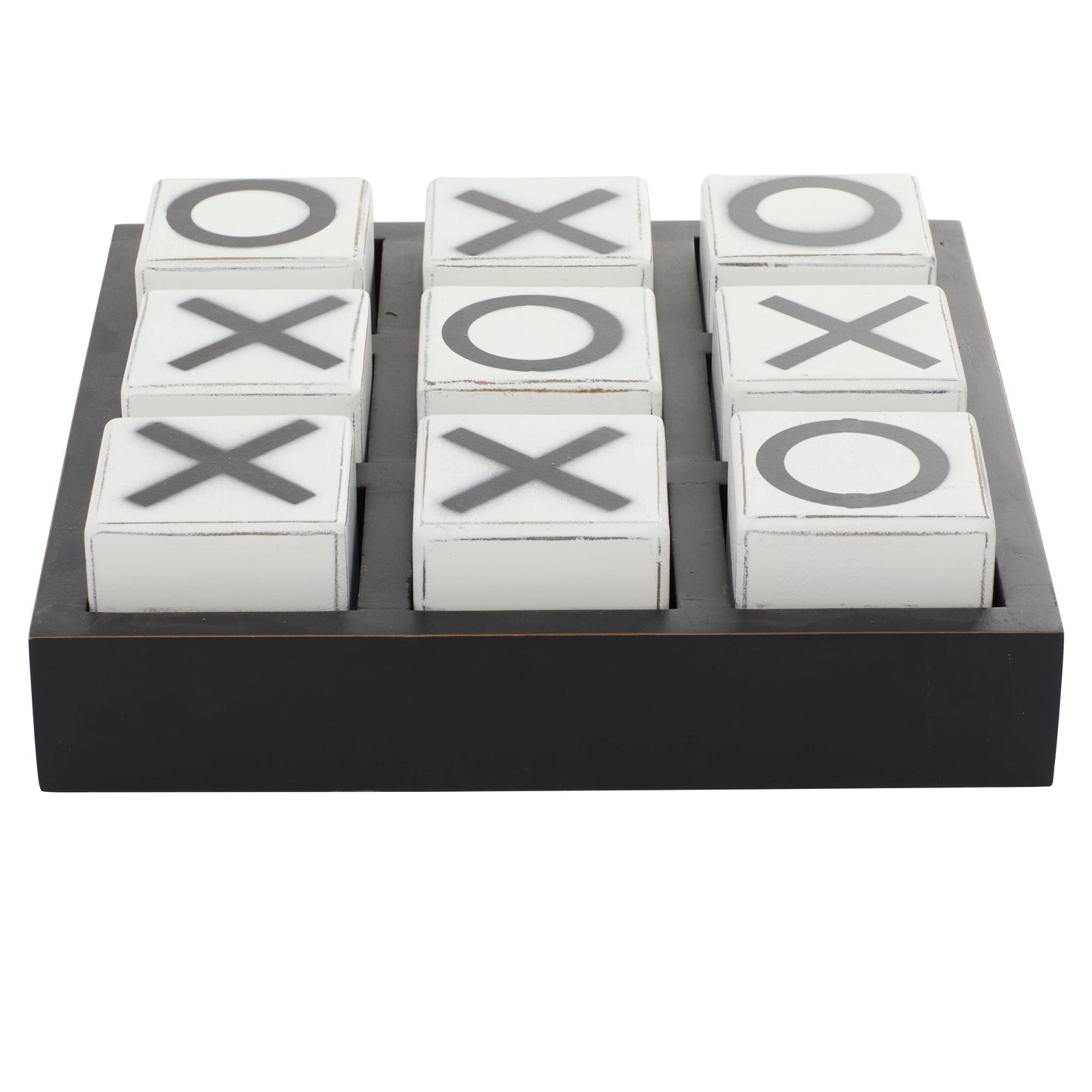 Traditional Black Wooden Game Set