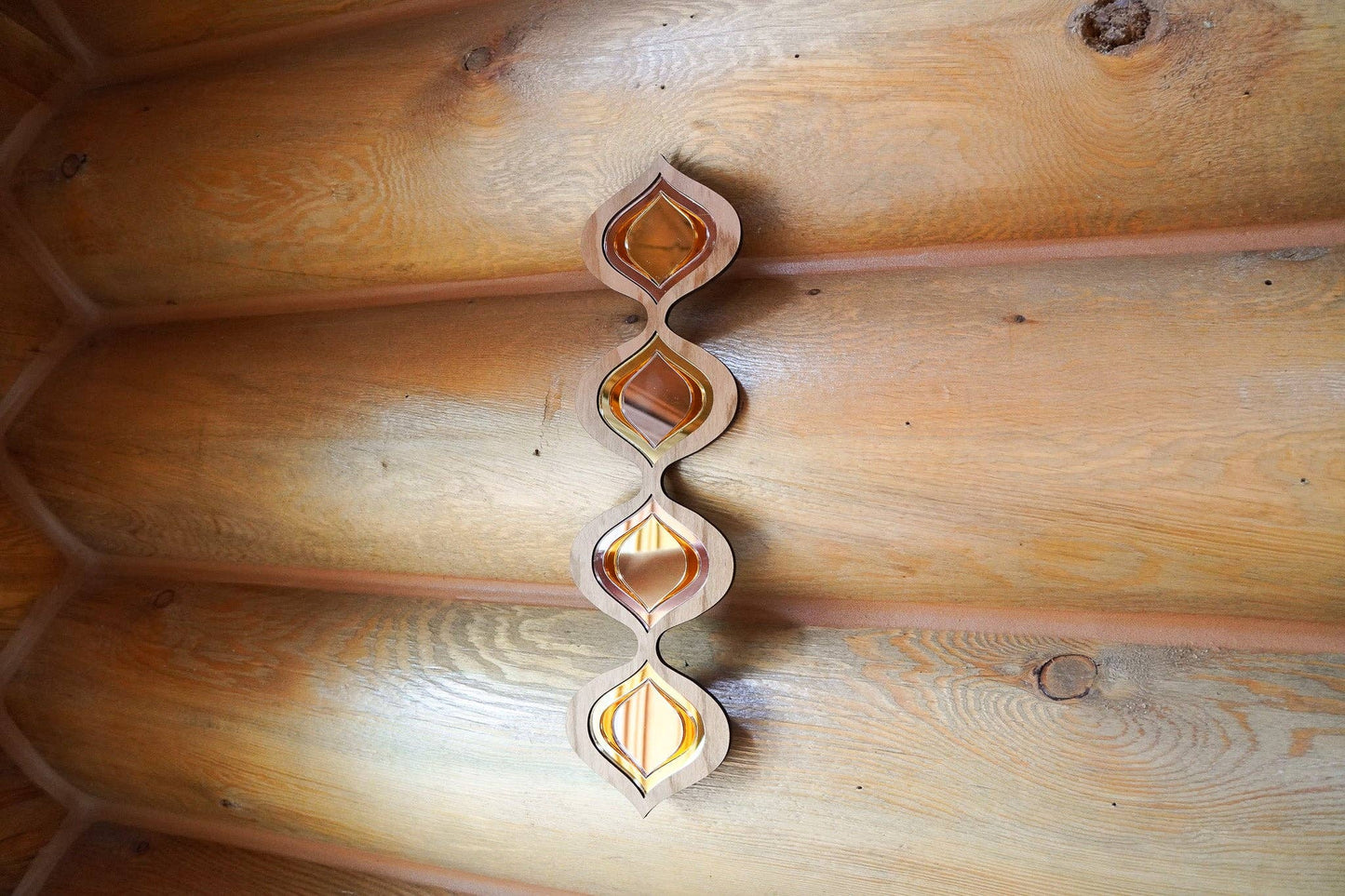 Retro Tear Drop Mirror