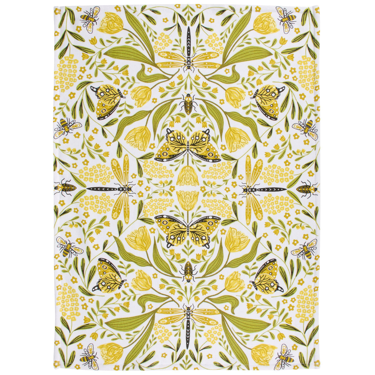 Golden Dragonfly Kitchen Towel
