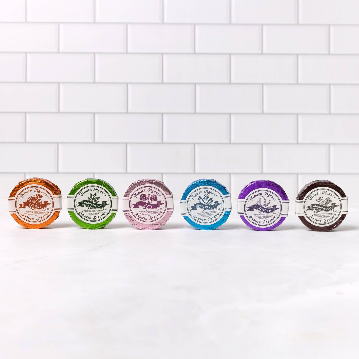 Boxed Shower Steamers – 8-Piece Aromatherapy Set