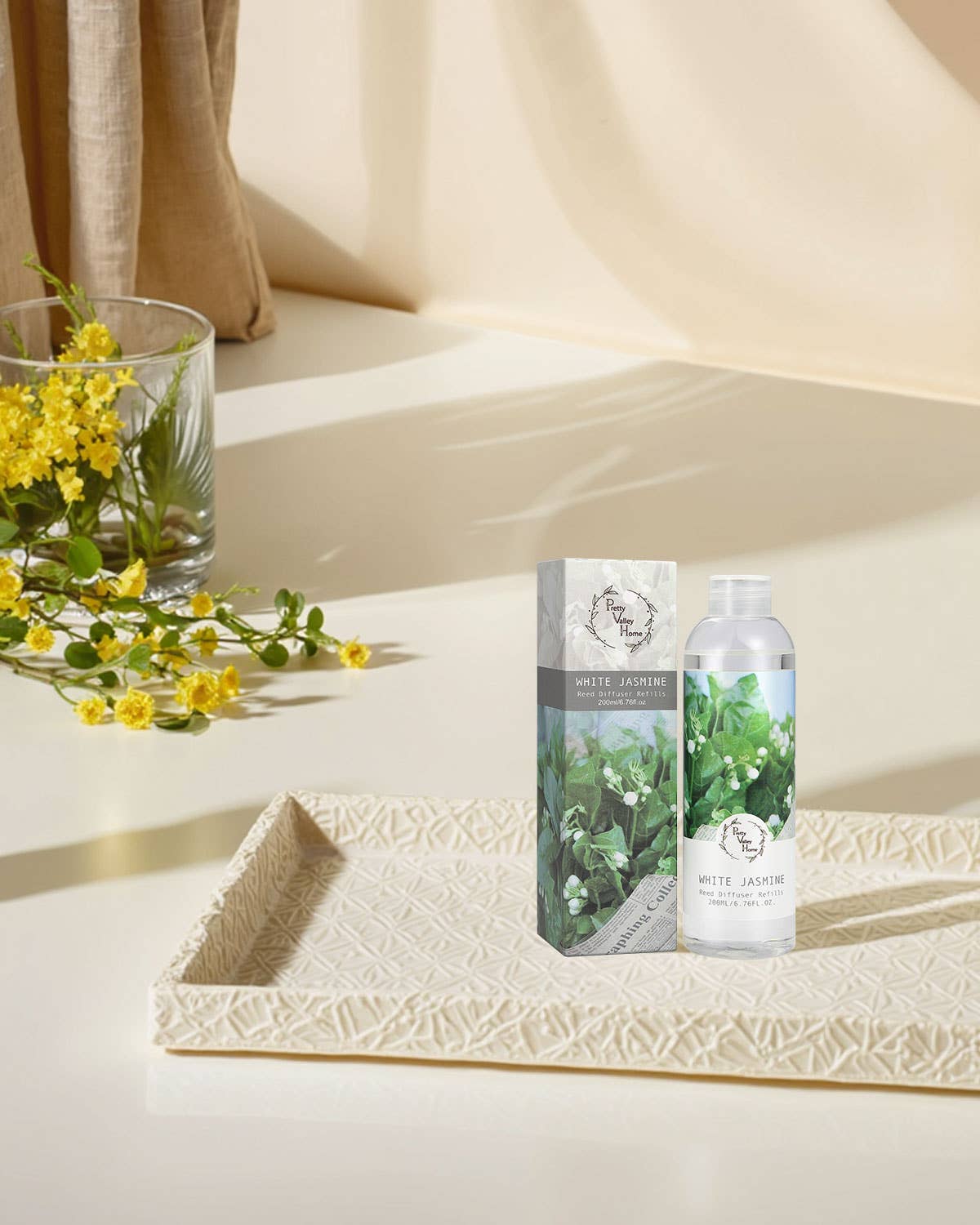 200ml Fragrance Diffuser Refill Oil - White Jasmine