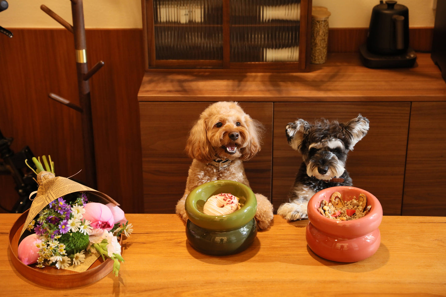 Soufflé Pet Bowl - Amber Orange