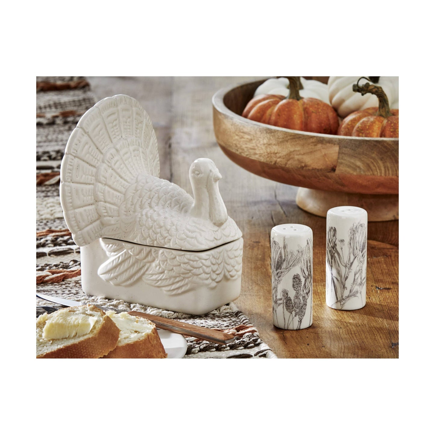 Gatherings Salt and Pepper Set of 2 Earthenware