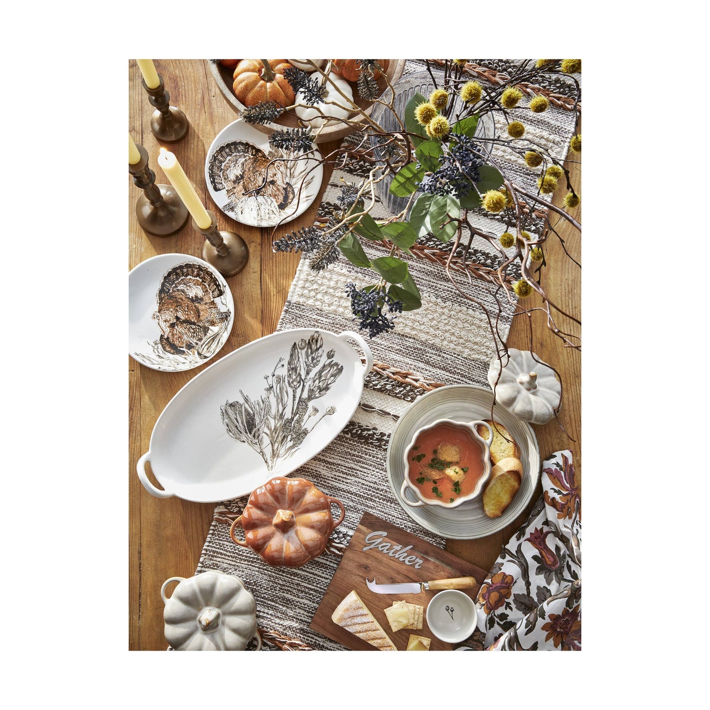 Gatherings Salt and Pepper Set of 2 Earthenware