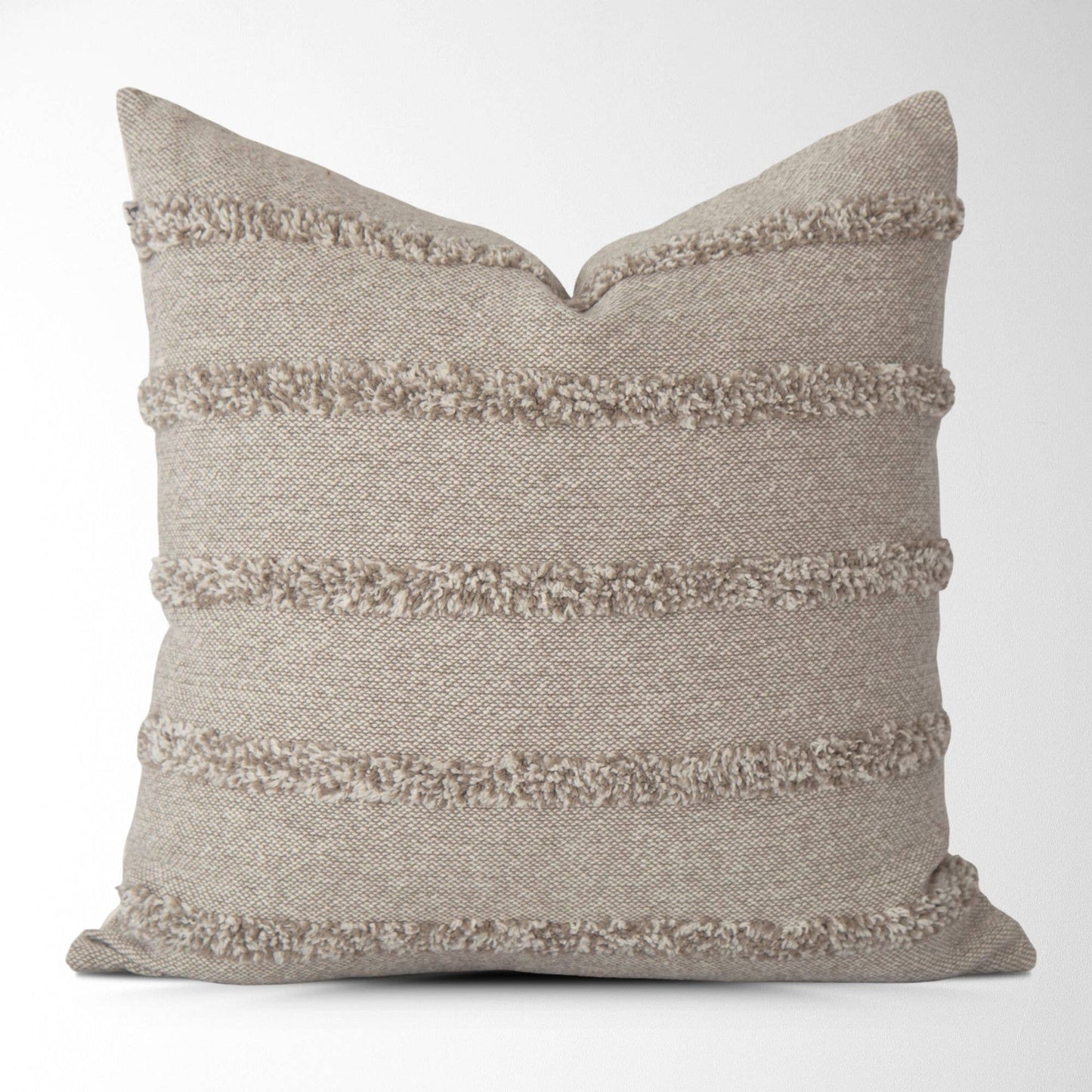 Layla Tufted Striped Pillow - Decorative, Textured