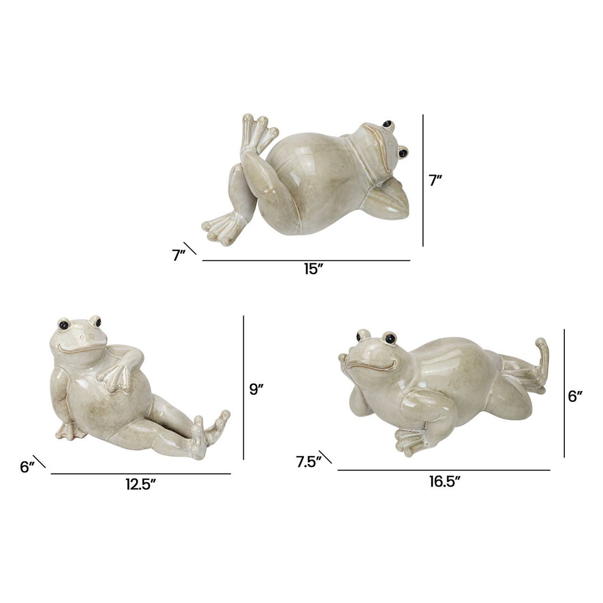 Frog Figurines -Ea