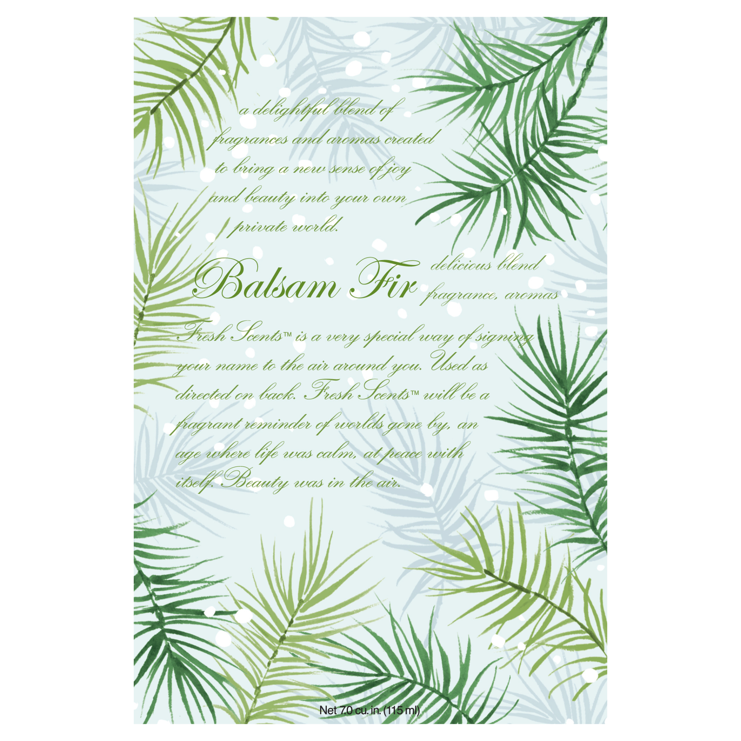 Fresh Scents | Balsam Fir Sachets | Holiday, Christmas Scent