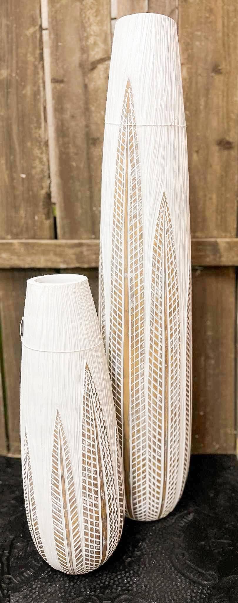 Tall Slender Fern Vase 36in