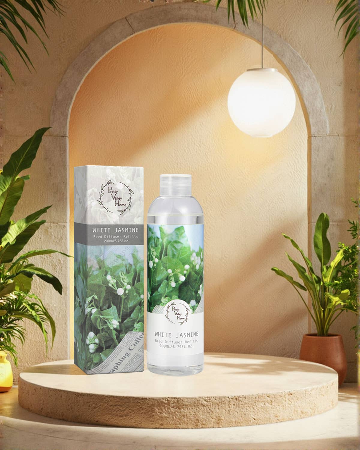 200ml Fragrance Diffuser Refill Oil - White Jasmine