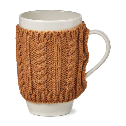 SALE Christmas Warm Wishes Sweater Mug - Chestnut