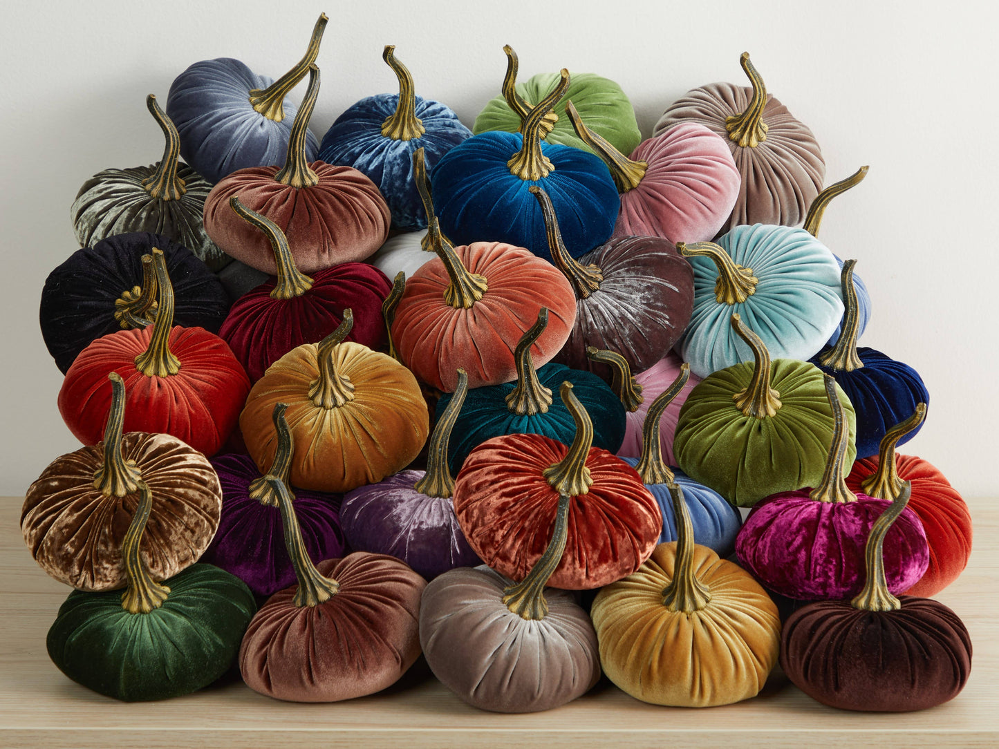 Pumpkin Large Velvet, Fall Decor, Shelf Sitter, Tablescape