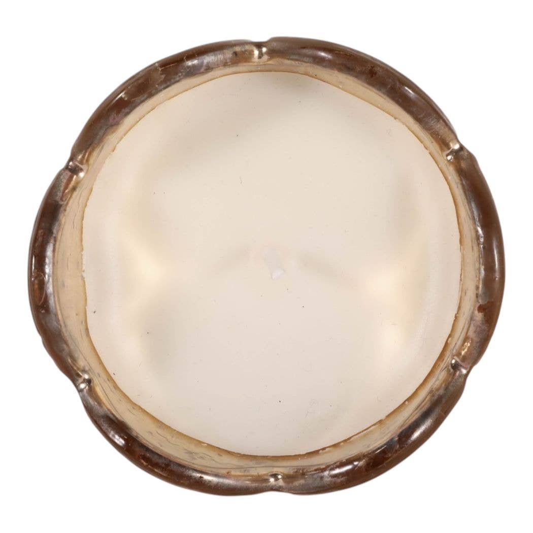 Scented Candle - Gardenia Soy Wax Gold Glass Vessel, 10 Oz.